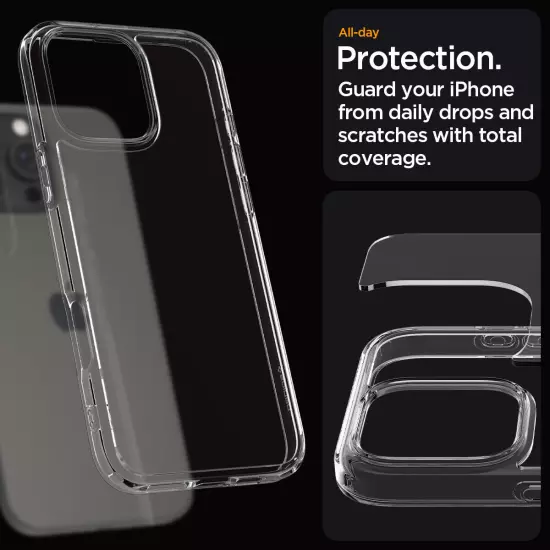 Spigen [Ultra Hybrid] Phone Case for iPhone 16 Pro Max / 16 Pro / 16 Plus / 16