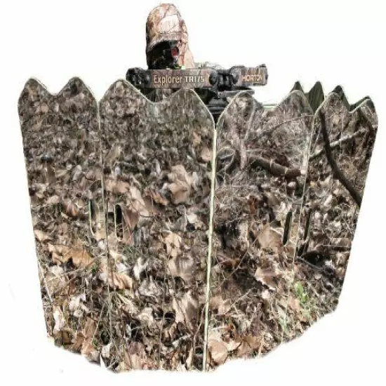 GhostBlind 6-Panel Runner Blind Silver Hunters Hunting Catch Waterproof Outside