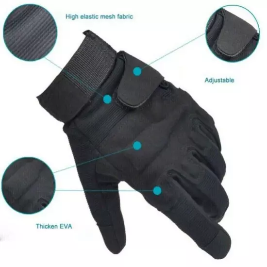 Men's Tactical Gloves Shooting Hunting Hiking Airsoft Cycling Motorcycle Gloves