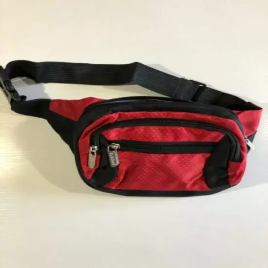 SPORTS Red & Black Fanny Pack - NEW