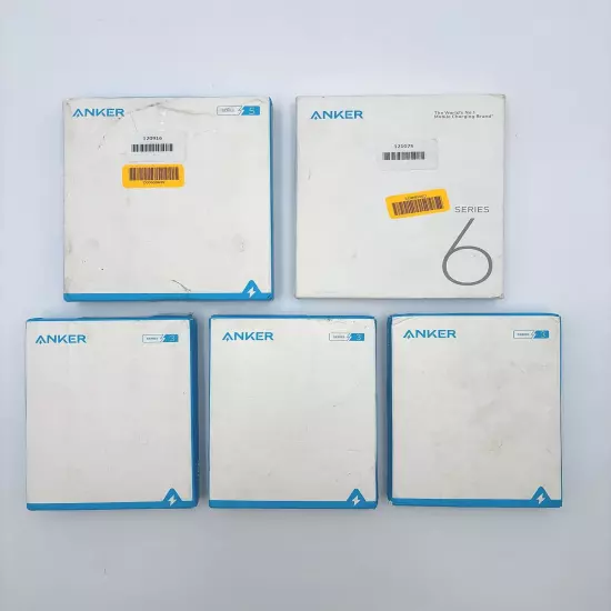 Assorted Powerbanks Collection - Anker & More, Wireless Charging, USB-C Lot of 9