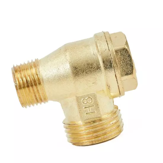 Male Thread Air Compressor Valve Practical Valve Zinc Alloy Air Compressor