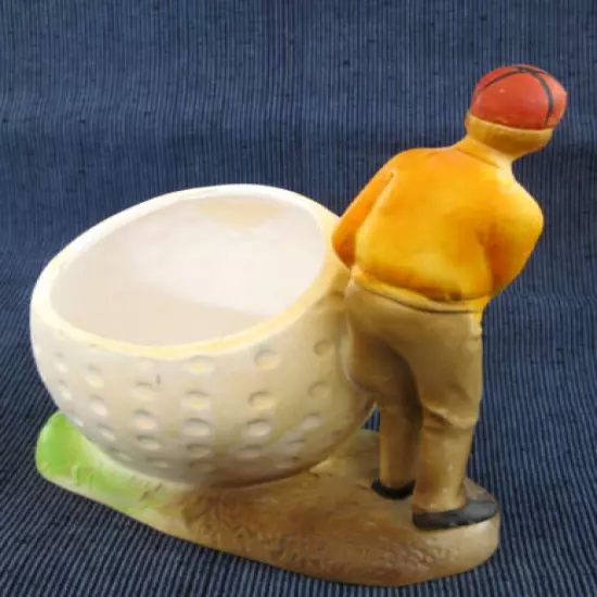 vintage Golfer's Desk top Holder- by Velco, California (made in Japan)