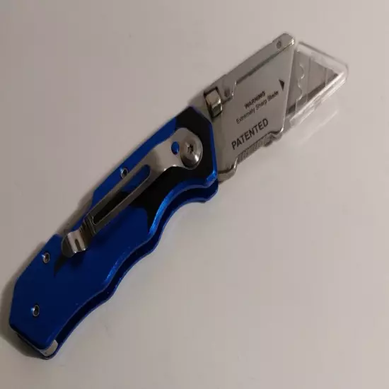 Kobalt Folding Back Utility Knife Box Cutter 