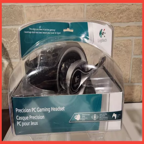 NEW Sealed Logitech Precision PC Gaming HeadSet 0812K Computer Head Set