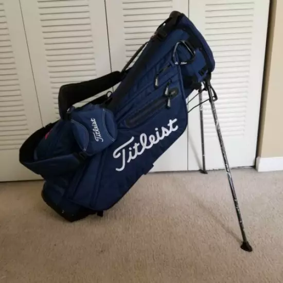 Titleist Navy Blue Golf Stand Bag St Louis Cardinals 4 Way Divider 