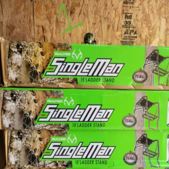 3 BRAND NEW single man ladder stands