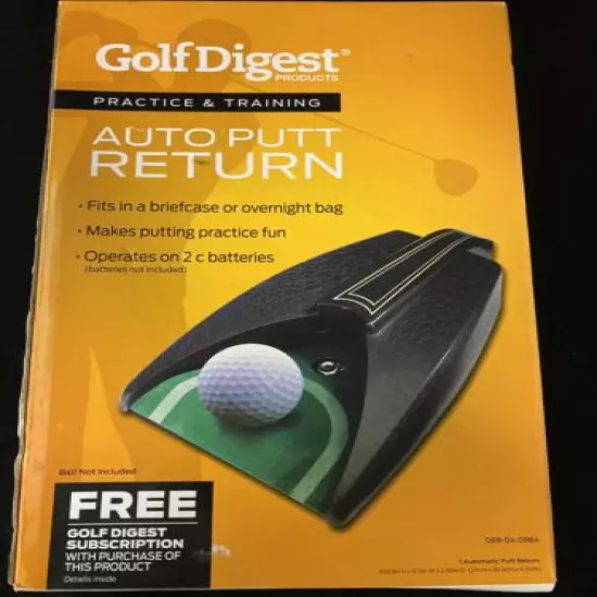 Golf Digest Auto Putt Return New In Box