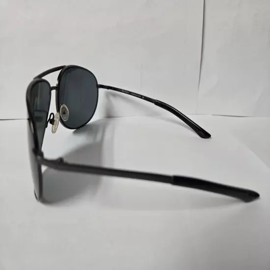 Smith Serpico Gunmetal Gun Aviator-Style Polarized Sunglasses