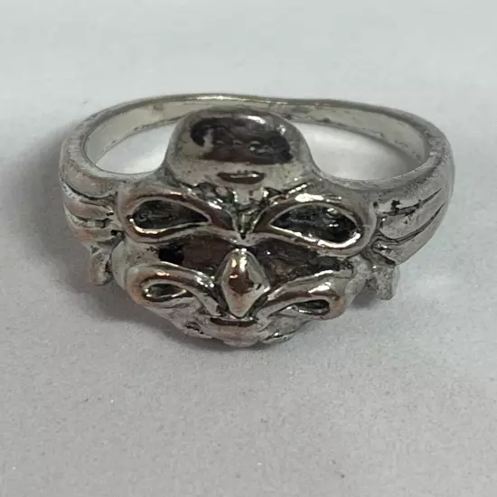 Metal Skull Ring Size 9.5