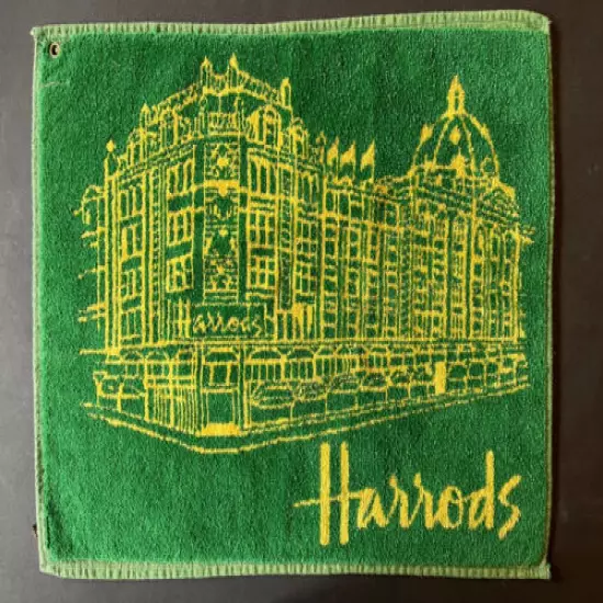 Vintage Harrods Golf Towel - Made in Scotland