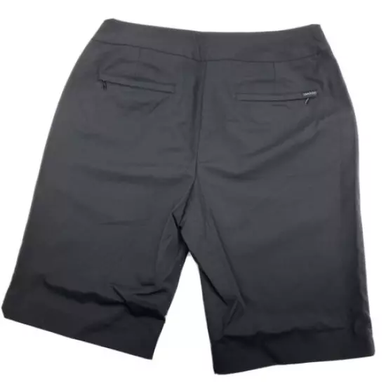 Tehama Nancy Haley Women's Size 8 Golf Shorts Black MSRP $69.99 U6