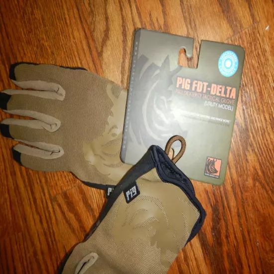 PIG Full Dexterity Tactical (FDT) Delta * Utility Gloves Coyote Brown * X-Large