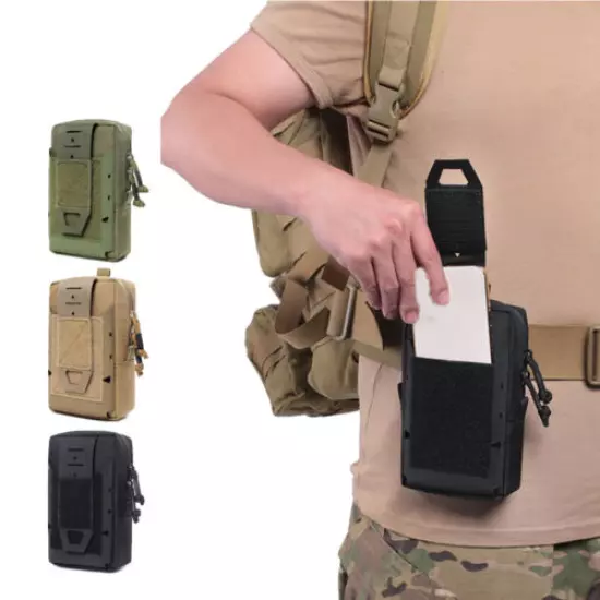 Tactical Molle Pouch Waist Bag Phone Carrier Storage Outdoor Pouches Bag Camping