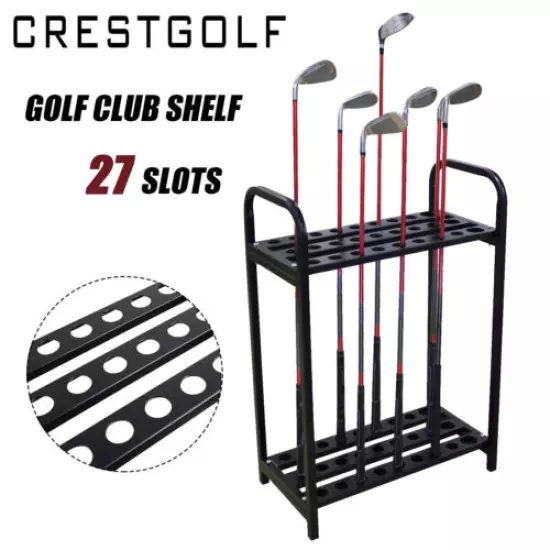 Golf Clubs Rack Organizers Metal Golf Club Display Shafts Stand Durable 27 Clubs