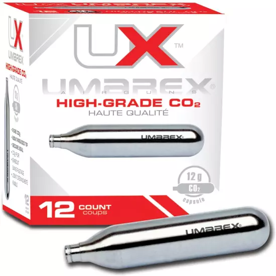 Umarex High-Grade CO2 Cartridges for Pellet Guns, BB Guns and Airsoft Guns