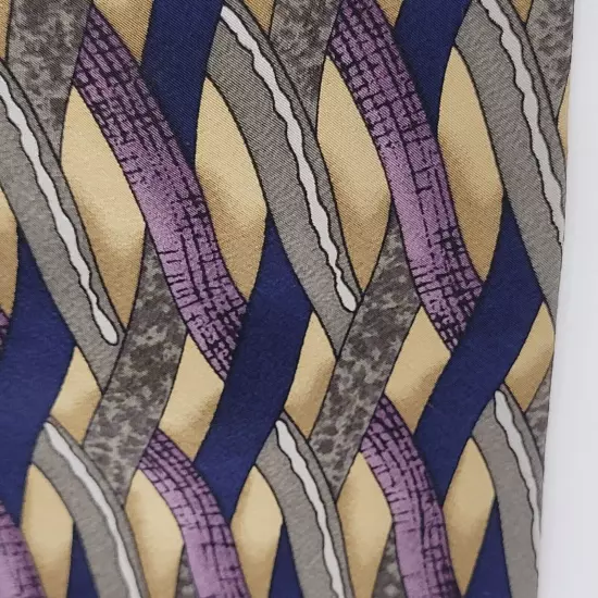 BRANDY Cocktail Collection Business Casual Silk Necktie Colorful Weave Pattern