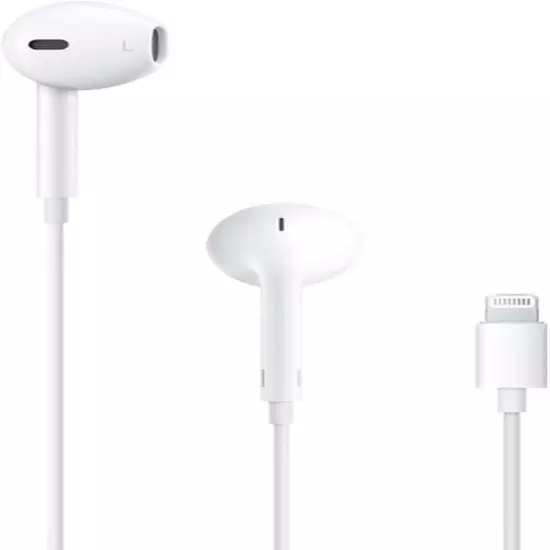 Apple EarPods Headphones with Lightning Connector, Wired Ear Buds for iPhone