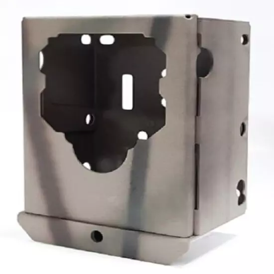 Steel Camo Security Lock Box for Tactacam Reveal X and Reveal XB Trail Cameras 