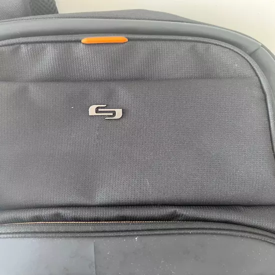 $120 SOLO Black Bacpack Travel Laptop carry on Bag