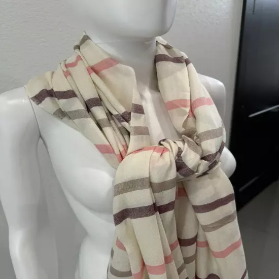 Black Saks Fifth Avenue Womens Modal + Cashmere Scarf OS NWT $150