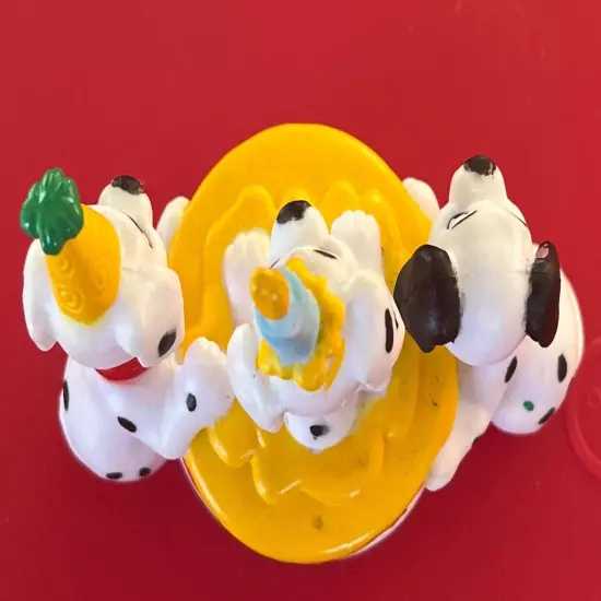 DISNEY -- 101 Dalmations Birthday Toy 3 Puppies Cake Topper