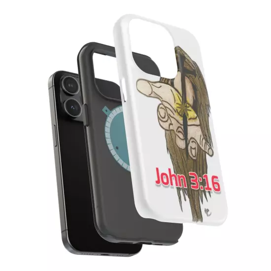 Mog's Magnetic Tough Cases John 3:16