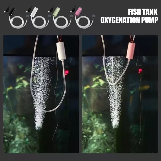 Portable Fish Tank Mini Oxygen Pump USB Oxygen Pump Outdoor Fishing Oxygen Pump∧