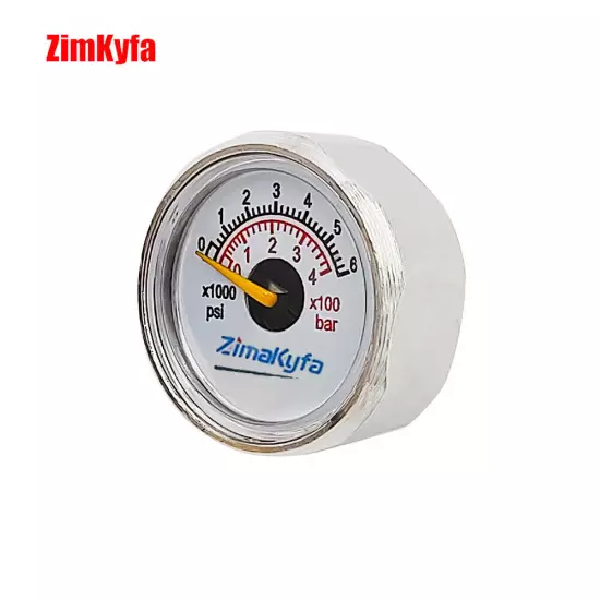 Mini Gauge 1/8''NPT Micro Pressure Gauge Air Compressor Manometer