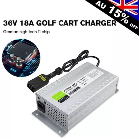 Sets For EZ-GO TXT Automatic Car Golf Cart 36V 18A Battery Charger 