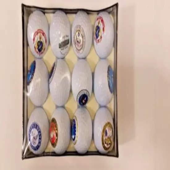 Spalding Custom Golf Balls U.S.Government Different Departments Marked VERY REAR