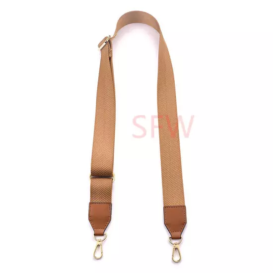 Purse Strap Crossbody Shoulder Canvas + Leather Straps For Hermes Evelyn Seires