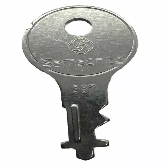 Vintage Samsonite Replacement 387 Key