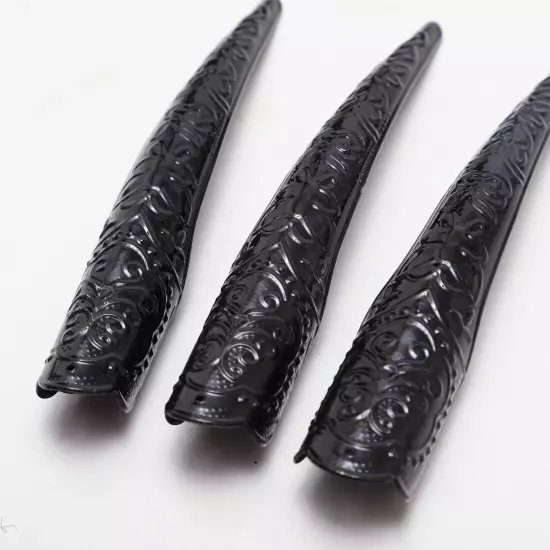 Womens Gloves Long Claw Decor Nails Props Witch Show Vampire Cosplay 1 Pair New