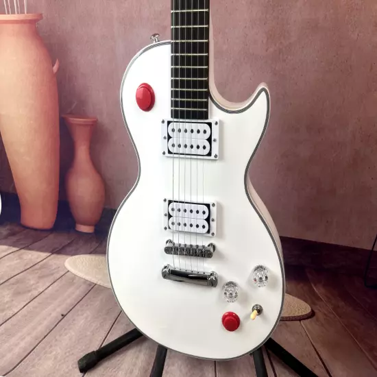 Buckethead Signature LP Electric Guitar Alpine White 2010 Silent Switch 24 frets