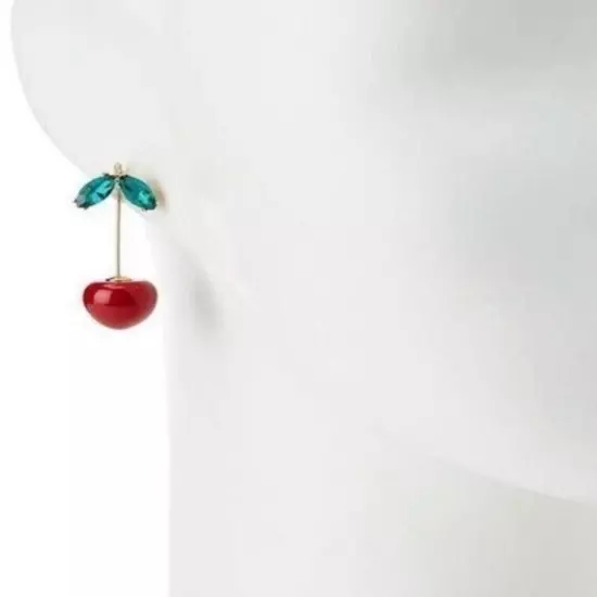 Kate Spade New York Red cherry Lovely Earrings