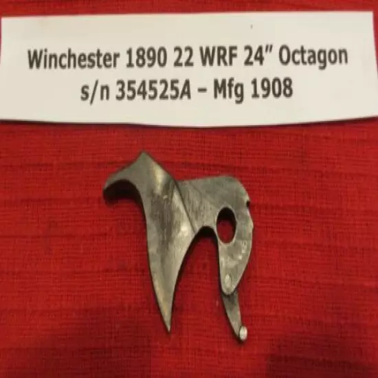 Winchester Model 1890 .22 Complete Hammer from 1908 - Part # 5990 