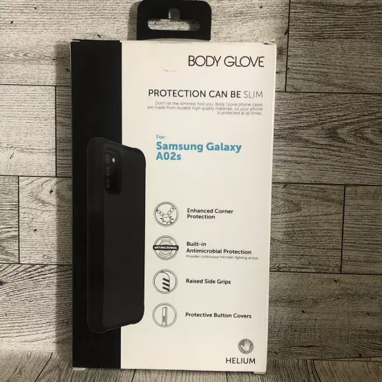 Body Glove Textured Gel Case Built-in Microbial for Samsung Galaxy A02s New