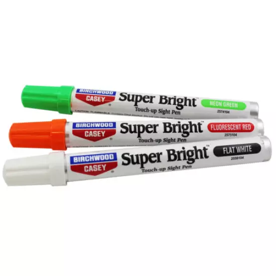 Birchwood Casey Super Bright Gun Sight Paint Pen Kit (Green/Red/White)-15116