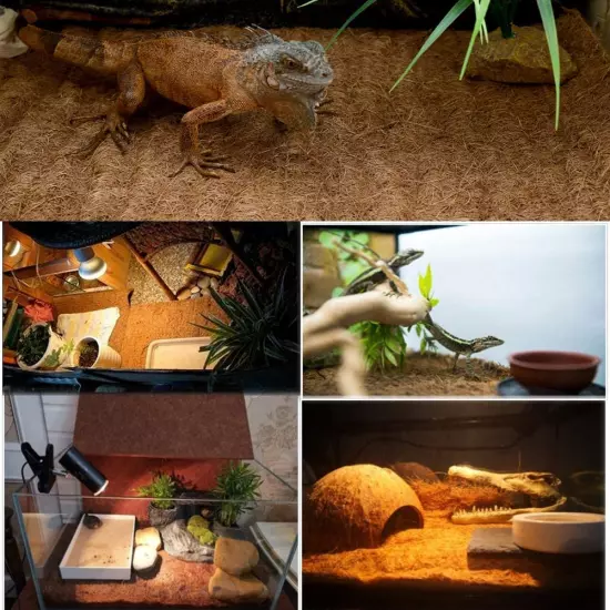 Reptile Carpet Natural Coconut Fiber Tortoise Carpet Mat for Pet Terrarium Liner