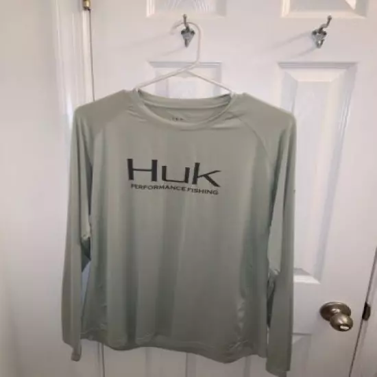 Huk Performance Fishing Long Sleeve Shirt Size L