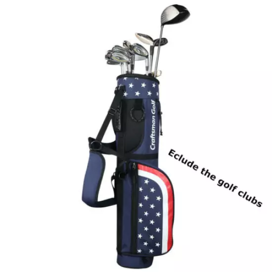 Craftsman Golf Star and Stripes Lightweight W/ Backstrap Shoulder Carry Golf Bag