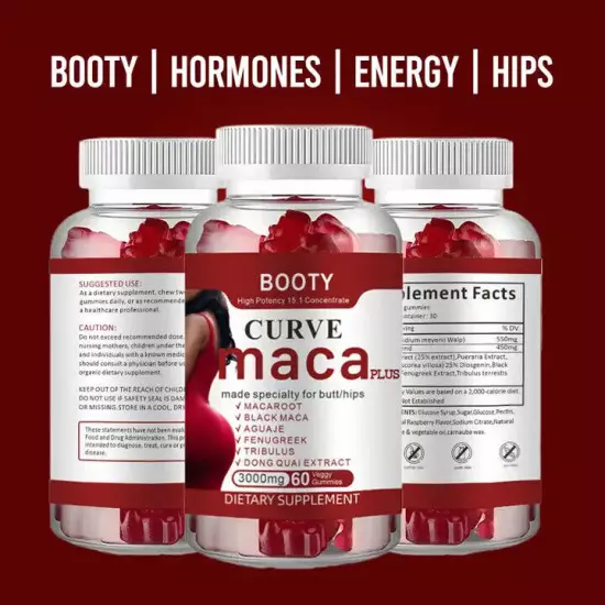 BBL Gummies Curve Maca Plus Made Specialty For Butt Hips