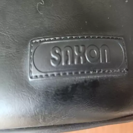 Black Leather Briefcase Saxon Luggage Company With Over The Shoulder Carry Strap