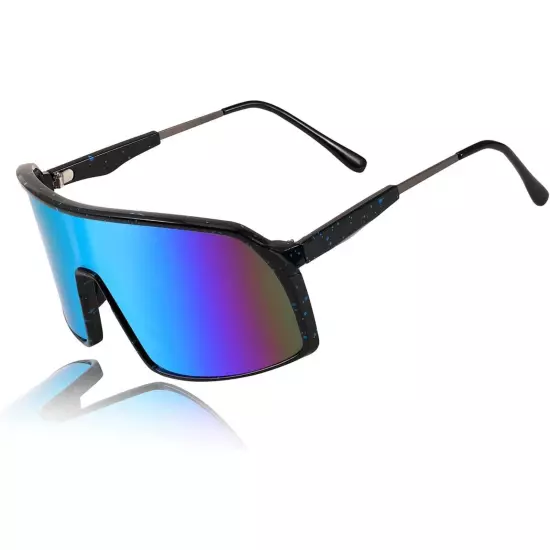 Sport Men Cycling Baseball Golf Running Ski Sunglasses Color Mirror Lens Glasses