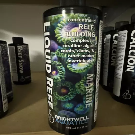 Brightwell Aquatics Liquid Reef 250mL Concentrated Coral Reef Building Complex