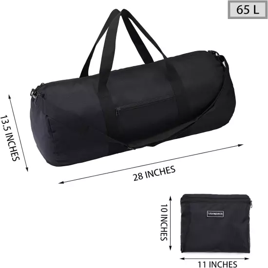 Duffel Bag 20-24-28 Inches Foldable Gym Bag for Men Women Duffle Bag Lightweight