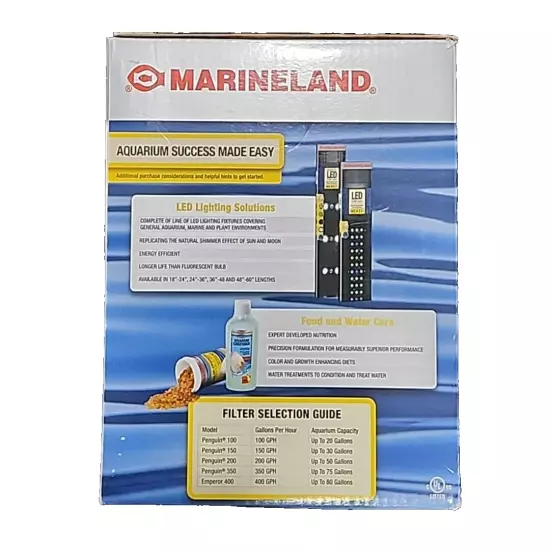 MarineLand Penguin 350 BIO Wheel Power Filter 50-70 Gal 350/GPH NEW - OPEN BOX