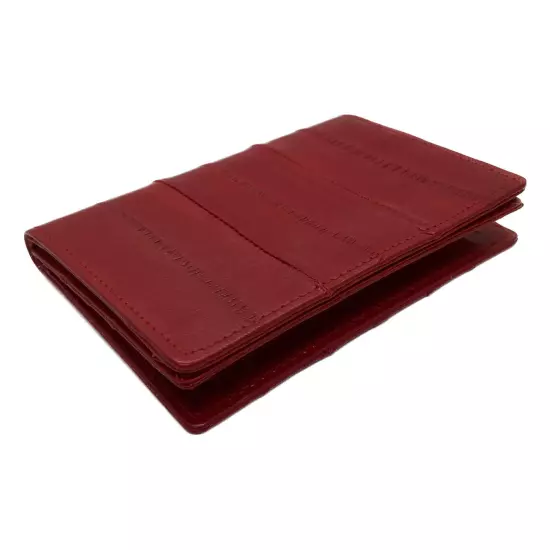 Genuine Eel Skin Leather Business Card ID Wallet Credit Card Case