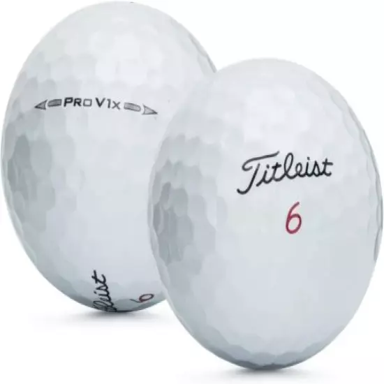 Titleist Pro V1x Good Quality Used Golf Balls AAAA Recycled 4A, Mixed Years